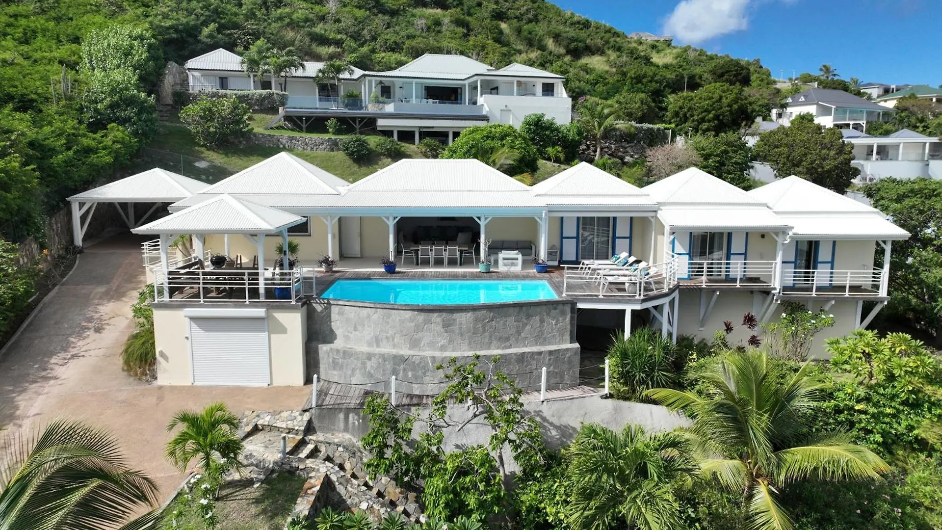 Villa Eskarcel, Vue Mer Sur Orient Bay, Piscine Chauffee, Tres Spacieuse Cul de Sac